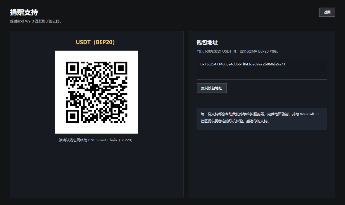 USDT BEP20 收款二维码